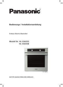 Bedienungsanleitung Panasonic HL-CK655B Backofen