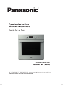 Manual Panasonic HL-CK614SBPQ Oven