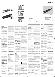 Manual de uso Ufesa PP5145 Plancha de pelo