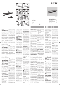 كتيب جهاز فرد الشعر PP5150 Ufesa