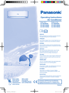 Manual Panasonic CS-RE9NKE Air Conditioner