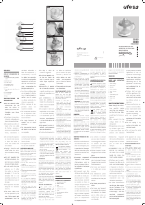 Manual de uso Ufesa EX4939 Exprimidor de cítricos