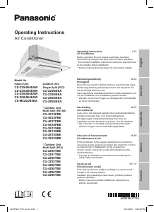 Manuale Panasonic CS-MZ20UB4EA Condizionatore d’aria