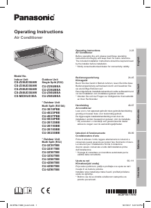 Manuale Panasonic CS-Z25UD3EAW Condizionatore d’aria