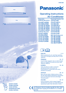 Instrukcja Panasonic CS-E12LKEW Klimatyzator