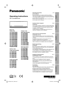 Manual de uso Panasonic CS-TE35TKEW Aire acondicionado