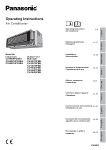Manual de uso Panasonic CS-ME9PD3EA Aire acondicionado