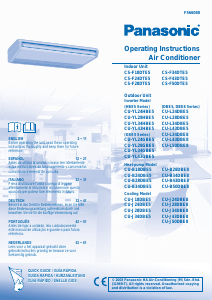 Manual Panasonic CS-F24DTE5 Air Conditioner