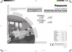 Manual Panasonic CS-PV12CKE Air Conditioner