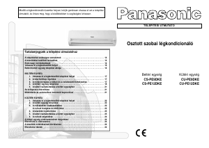 Használati útmutató Panasonic CS-PE12DKE Légkondicionáló berendezés
