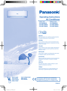 Manuale Panasonic CS-RE12NKX Condizionatore d’aria