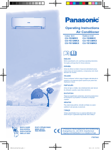 Manual Panasonic CS-YE12MKX Air Conditioner