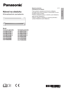 Návod Panasonic CS-FE50UKE Klimatizácia