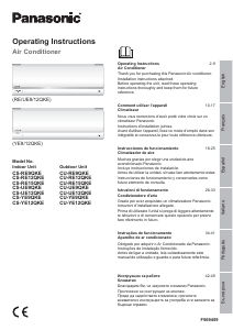 Manuale Panasonic CS-RE15QKE Condizionatore d’aria