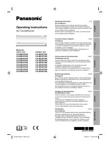 Manuale Panasonic CS-BE25TKE Condizionatore d’aria