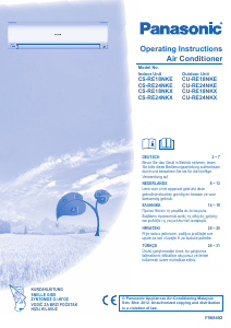 Priručnik Panasonic CS-RE24NKX Klimatizacijski uređaj