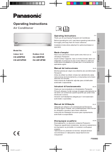 Manual de uso Panasonic CS-UE9PKE Aire acondicionado