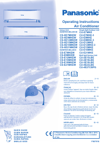 Manuale Panasonic CS-XE15MKEW Condizionatore d’aria