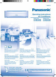 Manuale Panasonic CS-RE18JKE Condizionatore d’aria