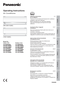 Manuale Panasonic CS-RE9QKE Condizionatore d’aria