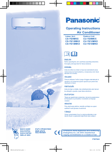 Manual de uso Panasonic CS-YE9MKX Aire acondicionado