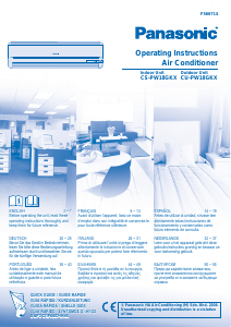 Manuale Panasonic CS-PW18GKX Condizionatore d’aria