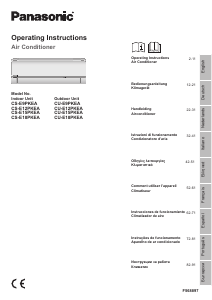 Manual de uso Panasonic CS-E18PKEA Aire acondicionado