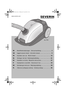 Manual de uso Severin BC 7055 Aspirador