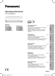 Bruksanvisning Panasonic CS-HZ12RKE Luftkonditionering