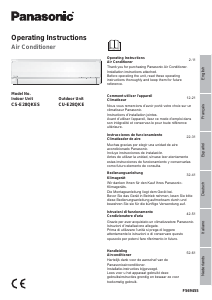 Mode d’emploi Panasonic CS-E28QKES Climatiseur