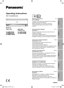 Manual Panasonic CU-2RE18PBE Ar condicionado