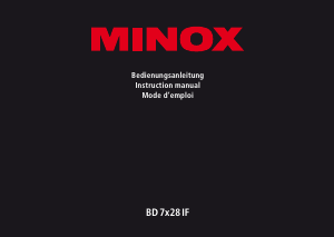 Handleiding MINOX BD 7x28 IF Verrekijker