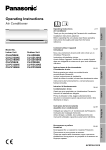 Manual Panasonic CS-UZ12SKE Ar condicionado