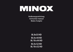 Bedienungsanleitung MINOX BL 8x33 HD Fernglas