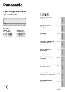 Manual Panasonic CS-E9PKEA Air Conditioner