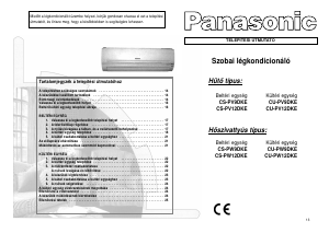 Használati útmutató Panasonic CS-PV12DKE Légkondicionáló berendezés