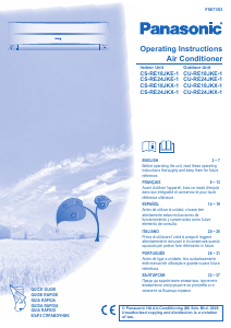Manual Panasonic CS-RE18JKX1 Air Conditioner