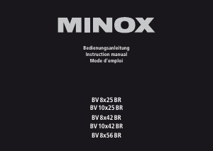 Mode d’emploi MINOX BV 10x25 BR Jumelles