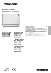 Návod Panasonic CS-Z50UFEAW Klimatizácia