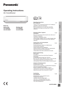 Manual Panasonic CS-VZ9SKE Air Conditioner