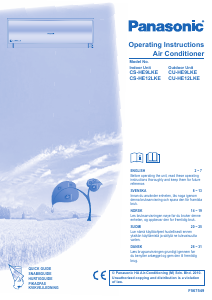 Manual Panasonic CS-HE12LKE Air Conditioner