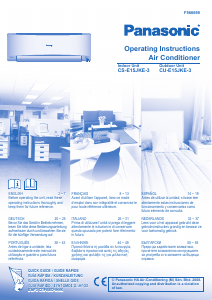 Mode d’emploi Panasonic CS-E15JKE3 Climatiseur