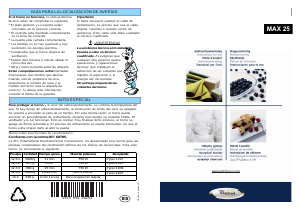 Manual de uso Whirlpool MAX 25/WH Microondas