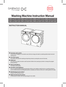 Manual Daewoo DWDLD1421 Washing Machine