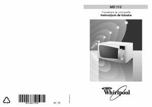 Manual Whirlpool MD 112/BL Cuptor cu microunde