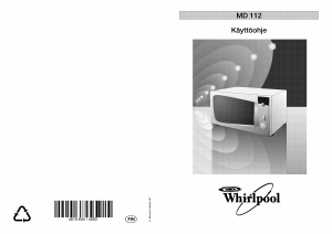 Käyttöohje Whirlpool MD 112/WH Mikroaaltouuni