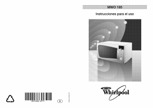 Manual de uso Whirlpool MD 143 Microondas