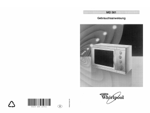 Bedienungsanleitung Whirlpool MD 361/BL Mikrowelle