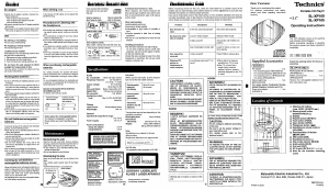 Handleiding Technics SL-XP160 Discman