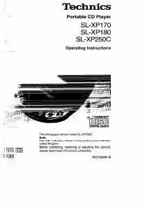 Handleiding Technics SL-XP180 Discman